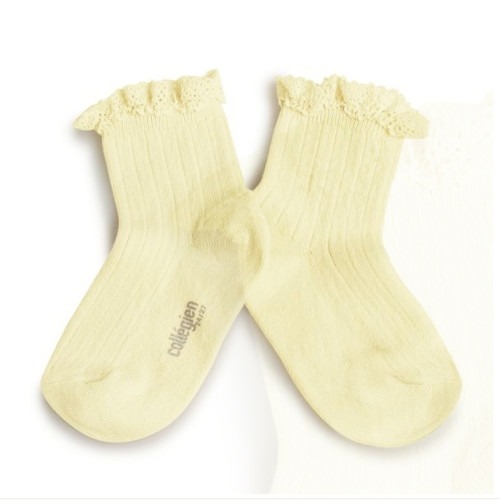 [ 꼴레지앙] LiLi Ankle socks no. 039 Vanille